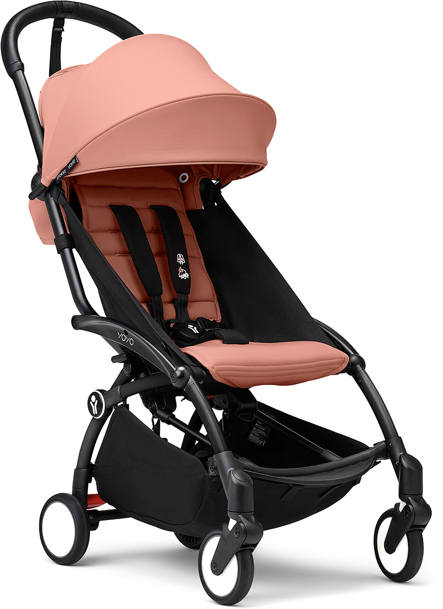 Stokke YOYO3 Ultra Compact 6+ Stroller (One Box) - Black / Ginger