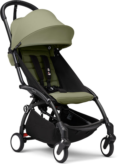 Stokke YOYO3 Ultra Compact 6+ Stroller (One Box) - Black / Olive