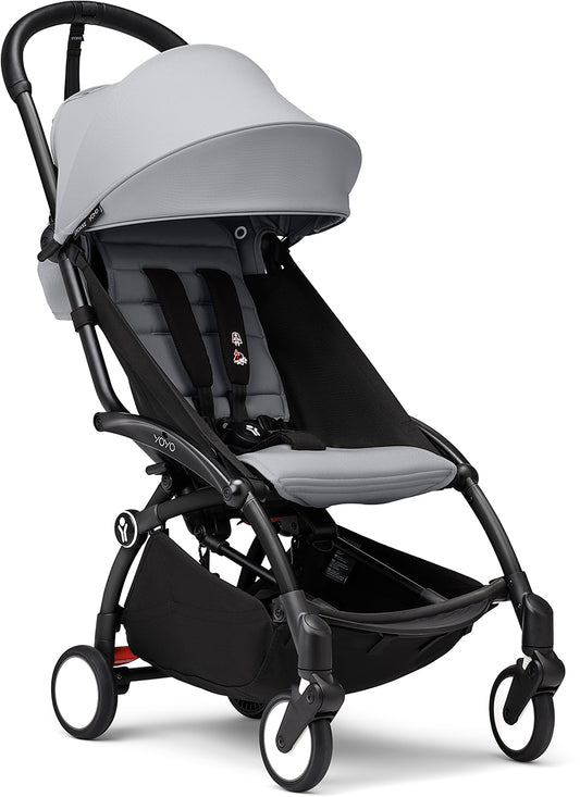 Stokke YOYO3 Ultra Compact 6+ Stroller (One Box) - Black / Stone