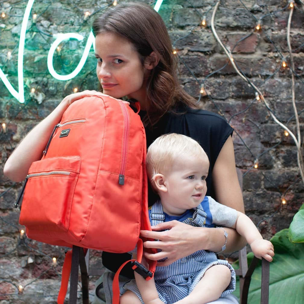 Storksak Charlie Backpack Diaper Bag  - Burnt Orange