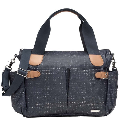 Storksak Kay Diaper Bag - Crosshatch Navy