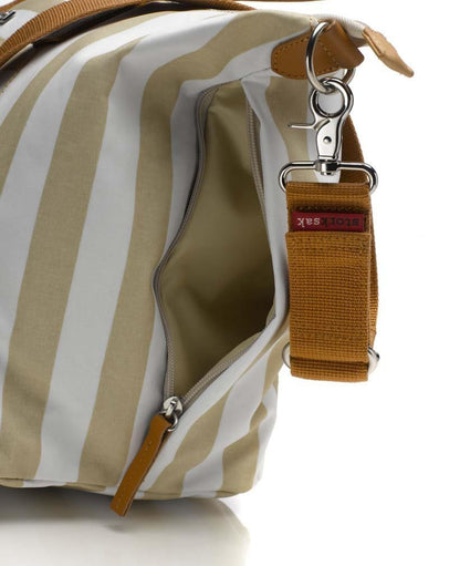 Storksak Noa Diaper Bag - Stripe Fawn