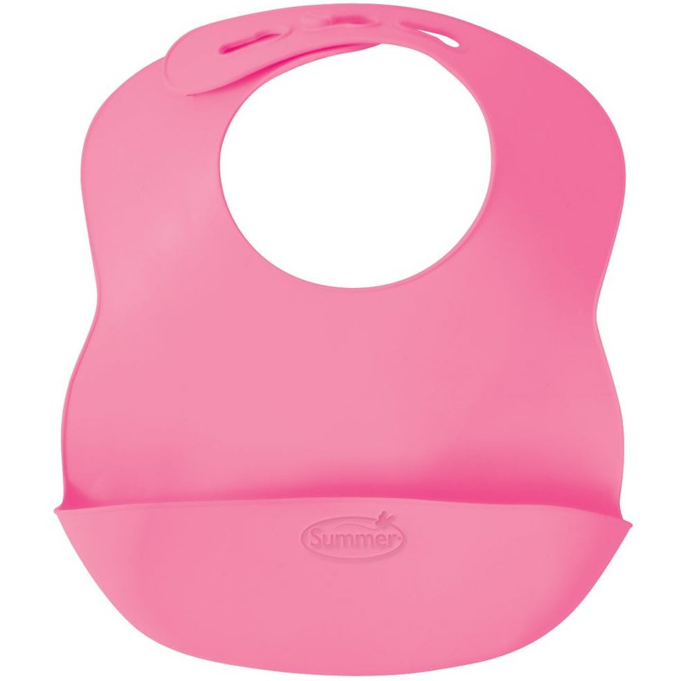 Summer Infant Bibbity Rinse & Roll Bib - Pink