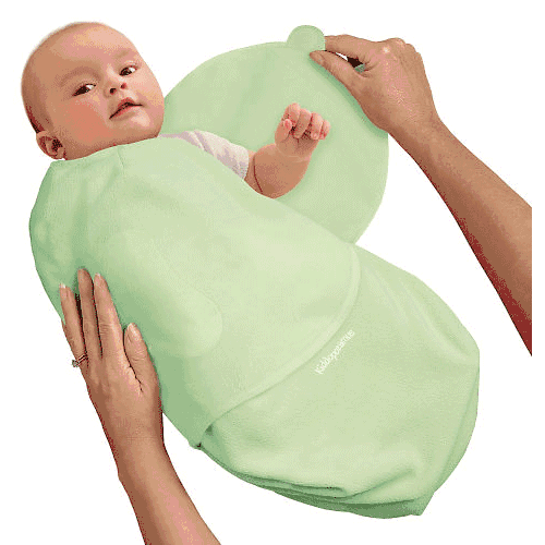 Summer Infant SwaddleMe Small Cotton Knit in Green