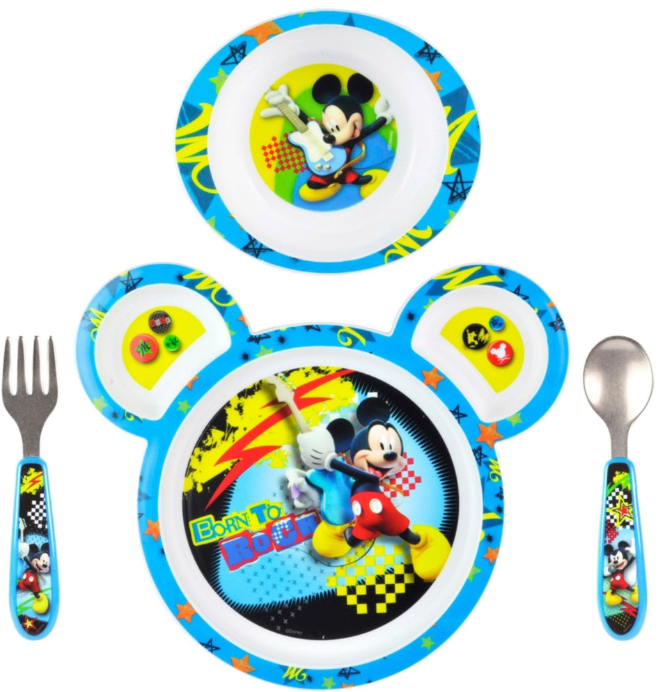 The First Years Disney Mickey Mouse 4-Piece Feeding Set