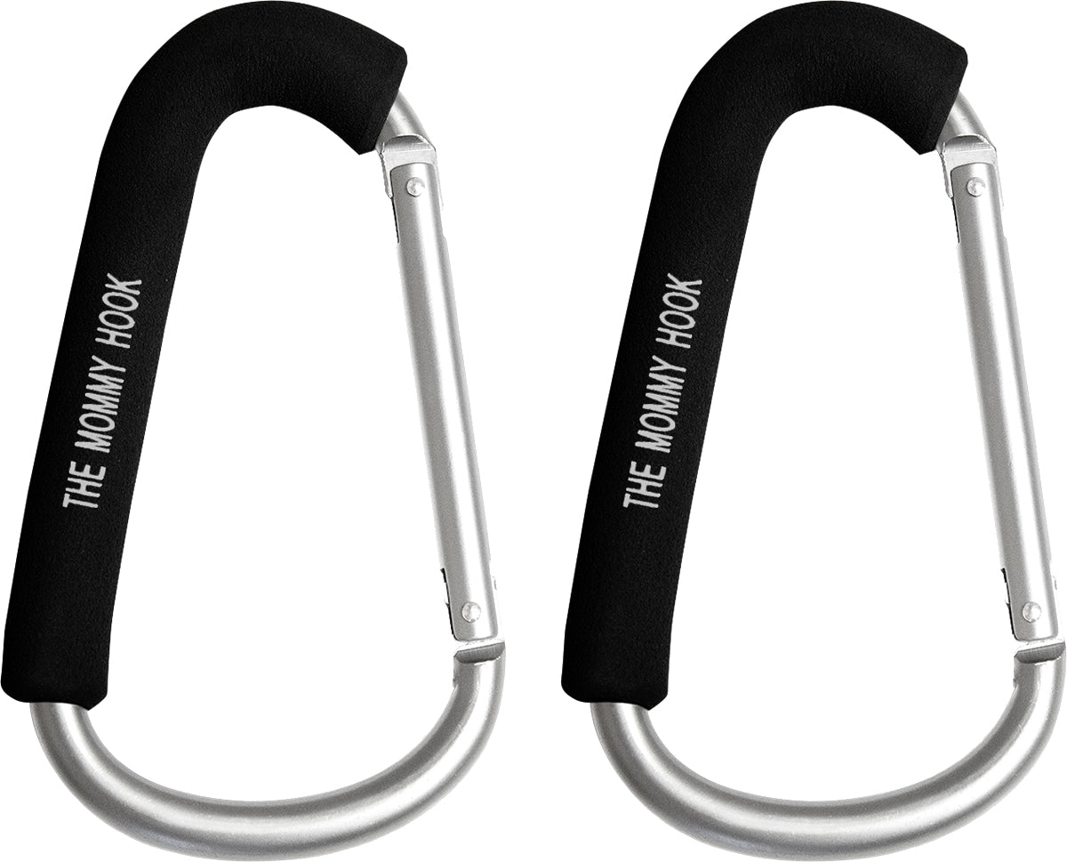 The Mommy Hook, 2 Pack - Black/Silver