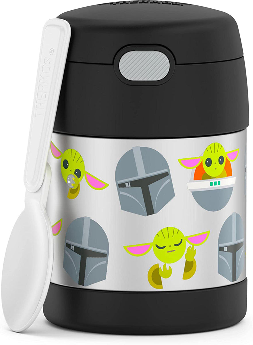 Thermos FUNtainer Licensed Stainless Steel Food Jar, 10oz - Mandalorian