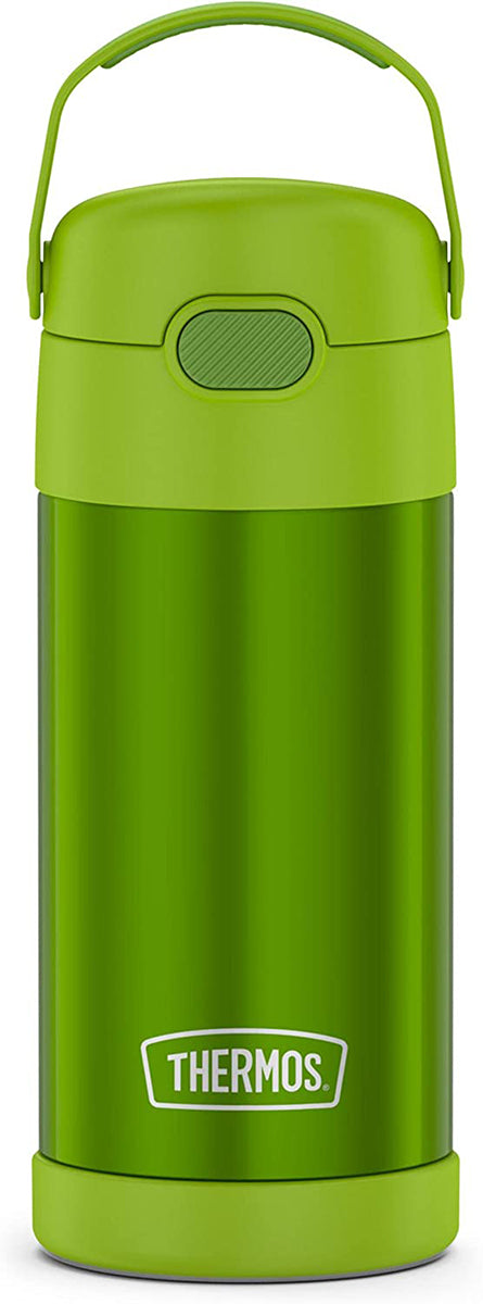 Thermos FUNtainer Vacuum Insulated Stainless Steel Straw Water Bottle 12oz - Lime