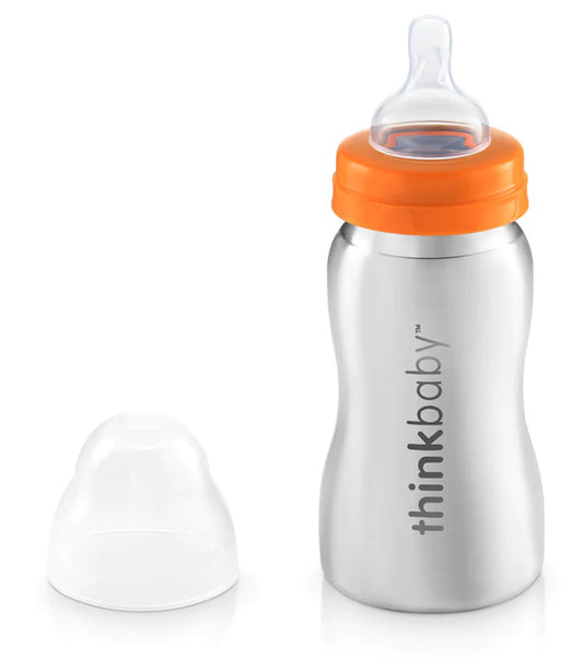 ThinkBaby Bottle of Steel, 9oz - Orange