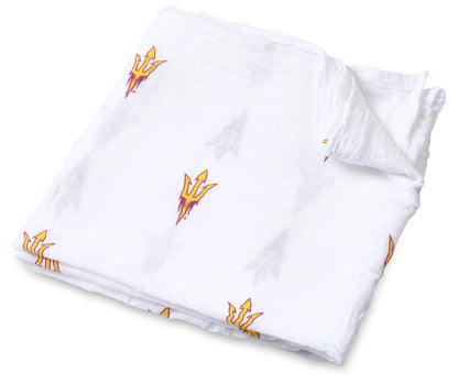 Three Little Anchors College Swaddle Blanket - Arizona State Sun Devils