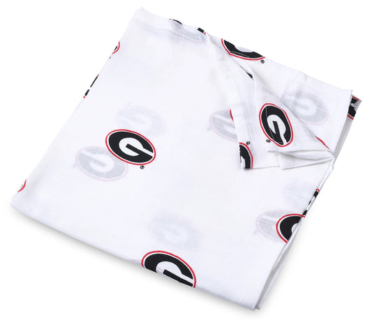 Three Little Anchors College Swaddle Blanket - Georgia Bulldogs