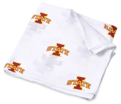 Three Little Anchors College Swaddle Blanket - Iowa State Cyclones