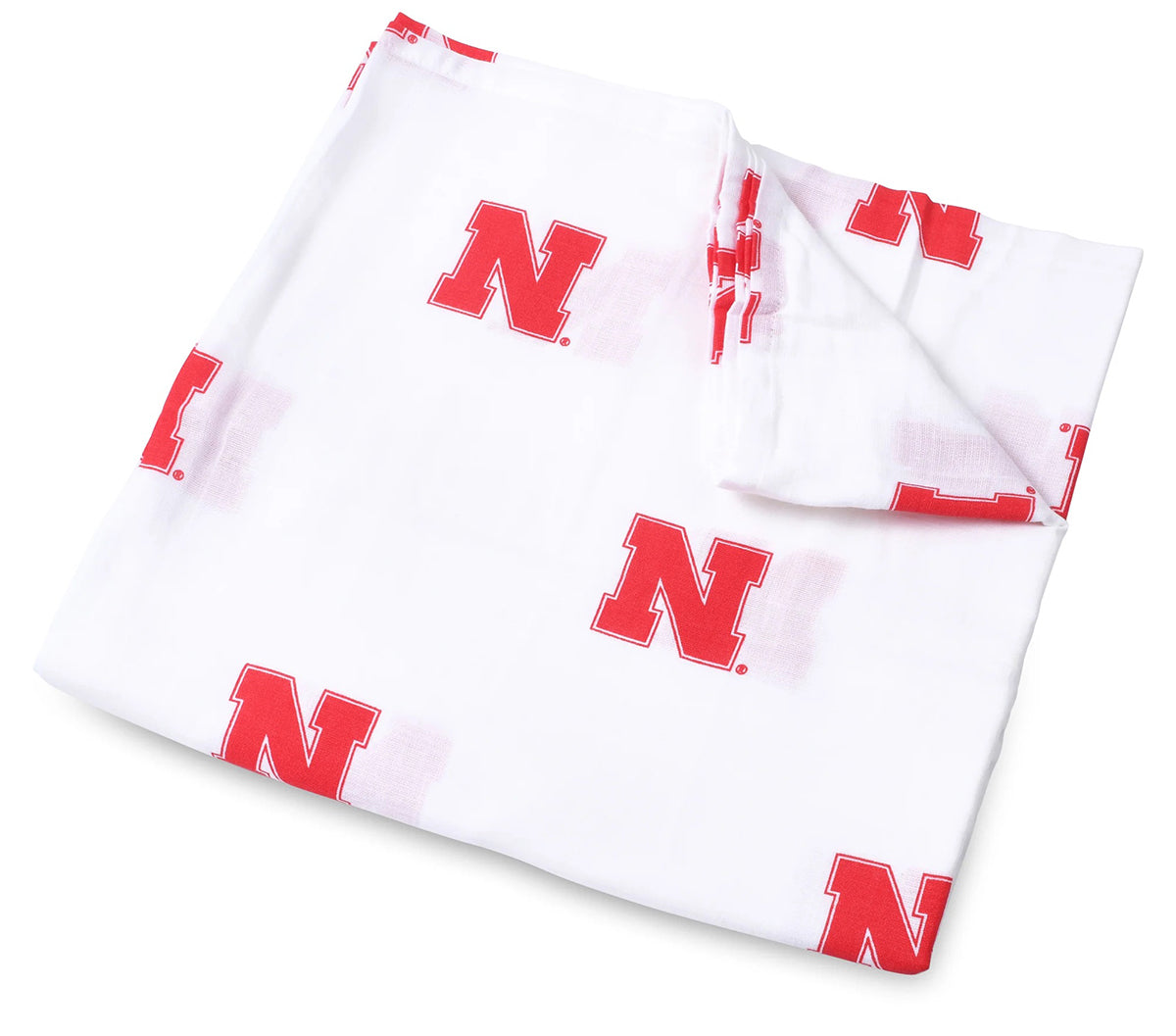 Three Little Anchors College Swaddle Blanket - Nebraska Cornhuskers