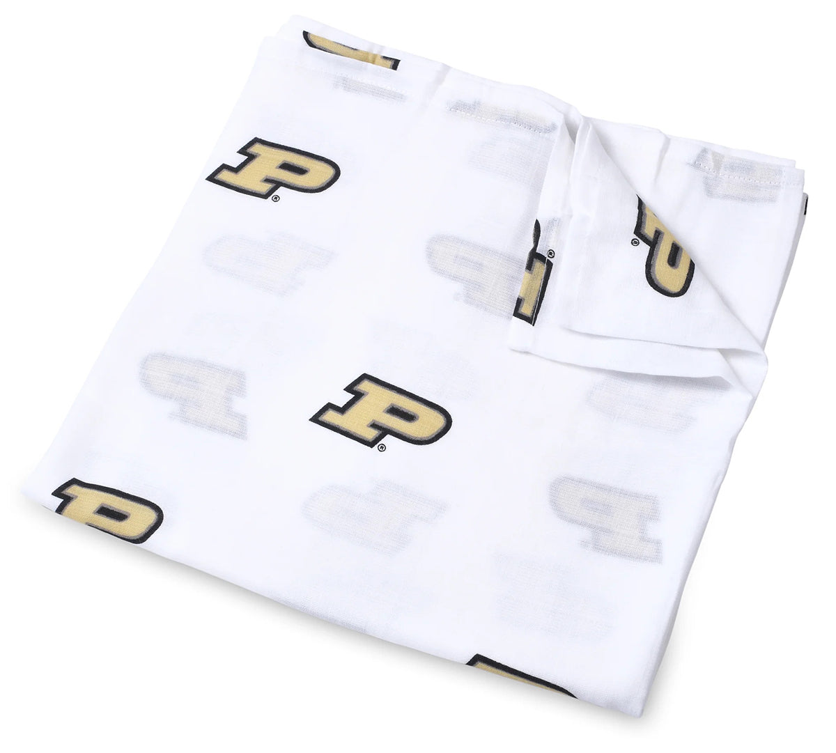 Three Little Anchors College Swaddle Blanket - Purdue Boilermakers