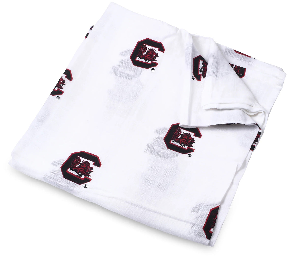 Three Little Anchors College Swaddle Blanket - South Carolina Gamecocks