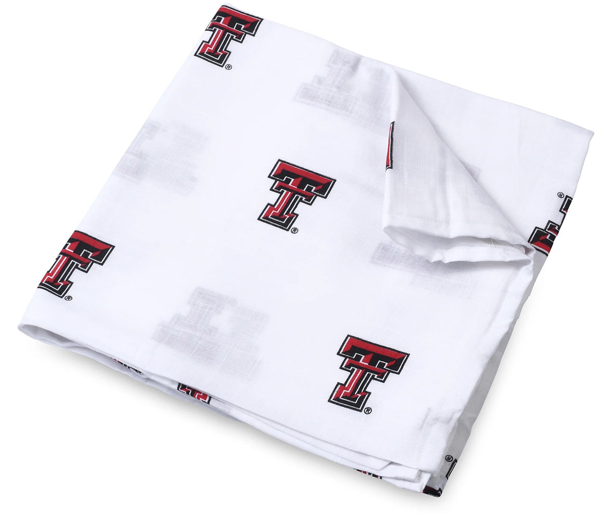 Three Little Anchors College Swaddle Blanket - Texas Tech Red Raiders