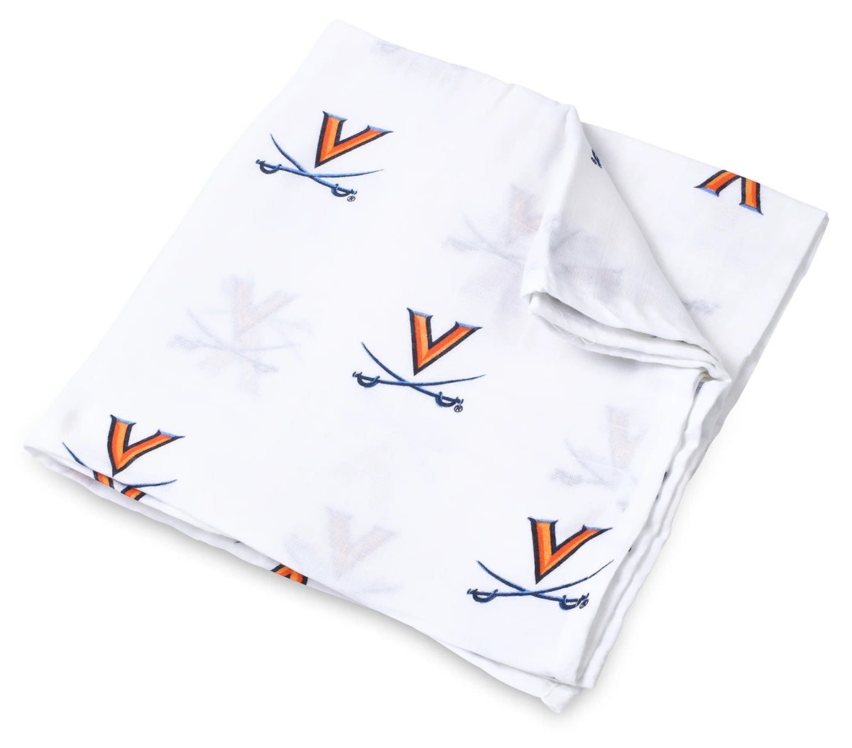 Three Little Anchors College Swaddle Blanket - Virginia Cavaliers