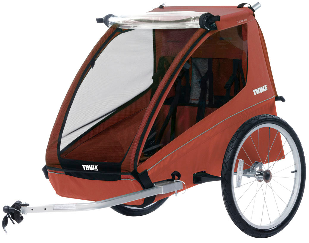 Thule Cadence 2-Seat Bicycle Trailer - Hot Sauce Red