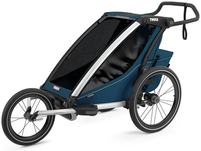 Thule Chariot Cross 1 Multisport Trailer + Stroller - Majolica Blue