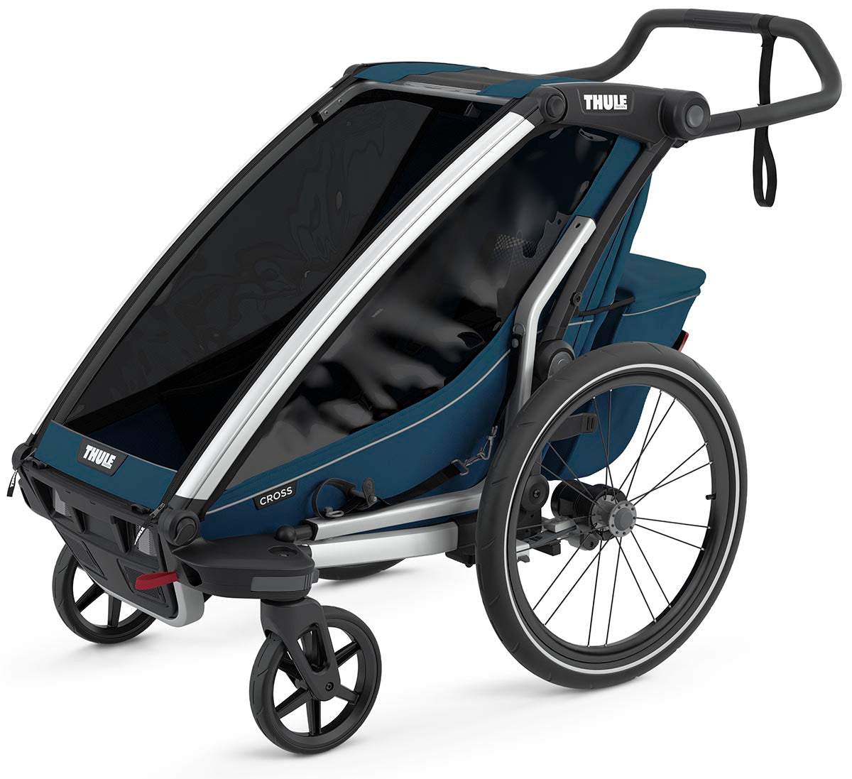 Thule Chariot Cross 1 Multisport Trailer + Stroller - Majolica Blue