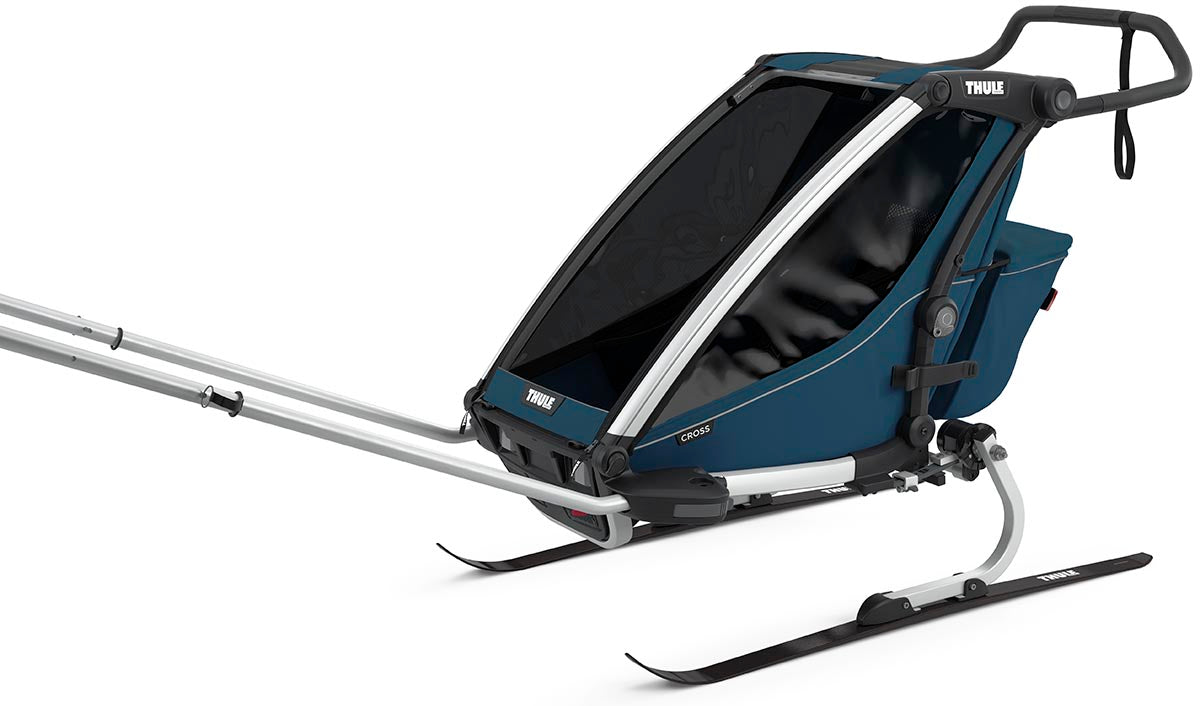 Thule Chariot Cross 1 Multisport Trailer + Stroller - Majolica Blue