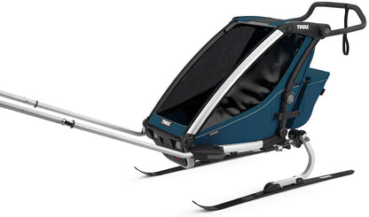 Thule Chariot Cross 1 Multisport Trailer + Stroller - Majolica Blue