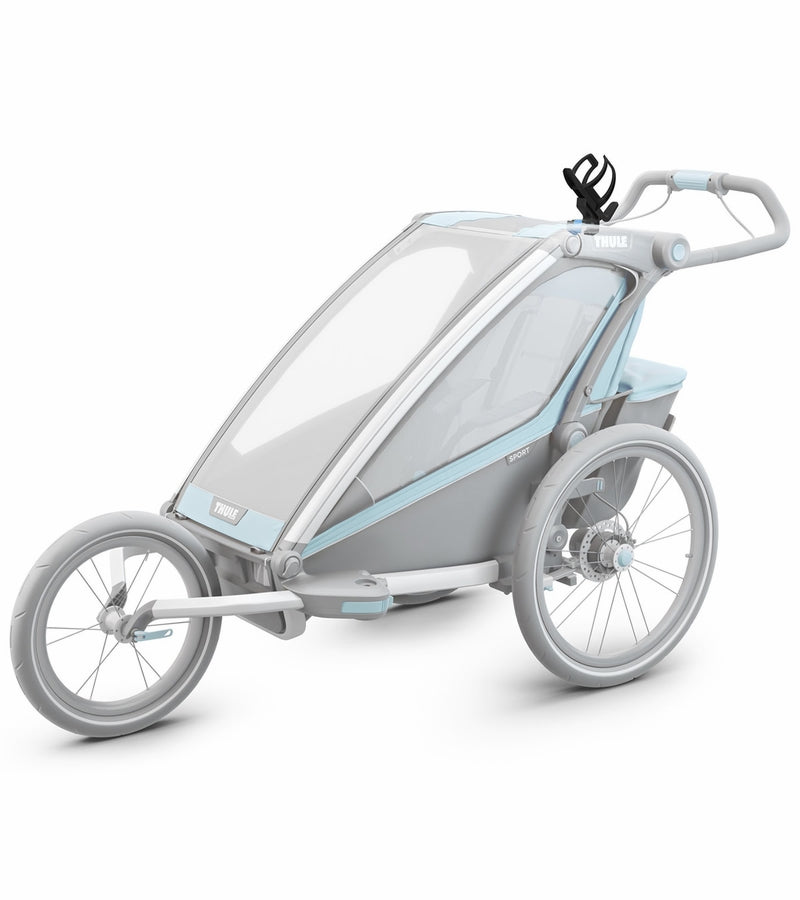 Thule Chariot Cross 2 Multisport Trailer Stroller Summer Bundle - Majolica Blue