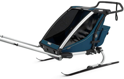 Thule Chariot Cross 2 Multisport Trailer + Stroller - Majolica Blue