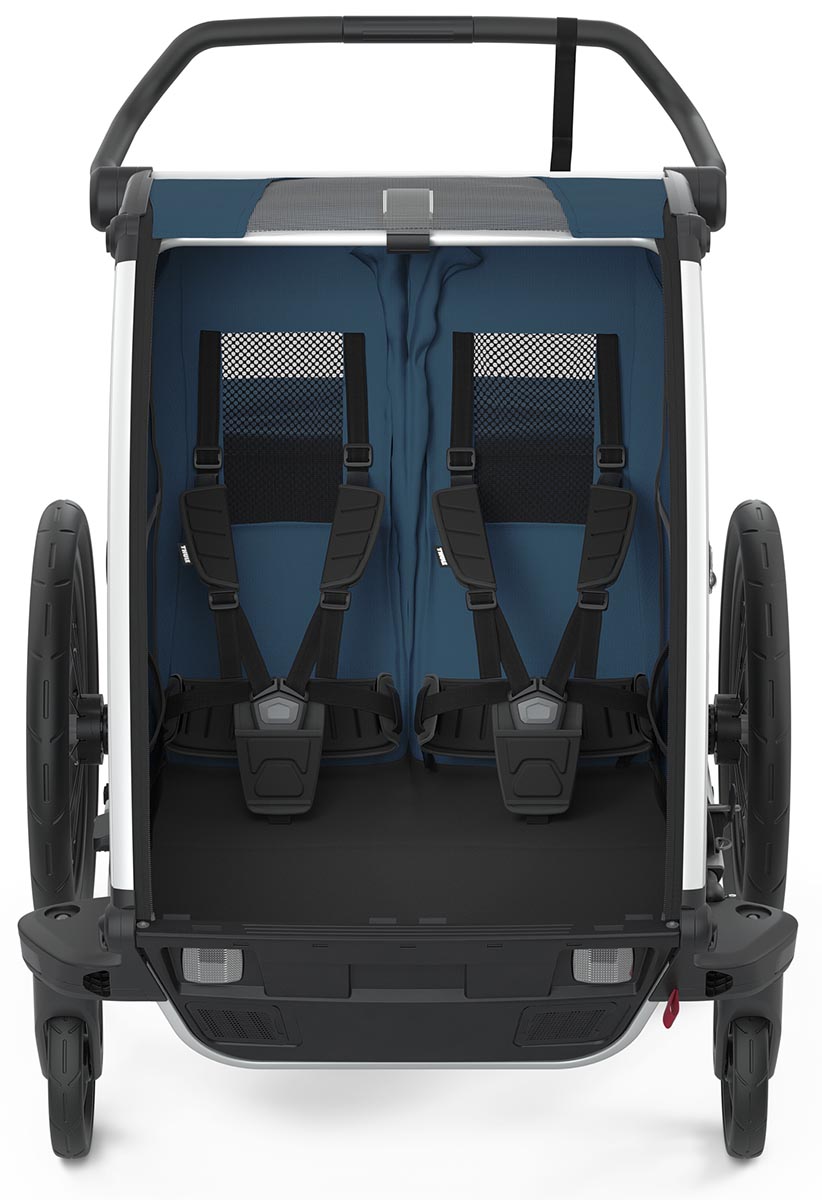 Thule Chariot Cross 2 Multisport Trailer + Stroller - Majolica Blue