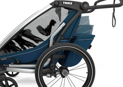 Thule Chariot Cross 2 Multisport Trailer + Stroller - Majolica Blue