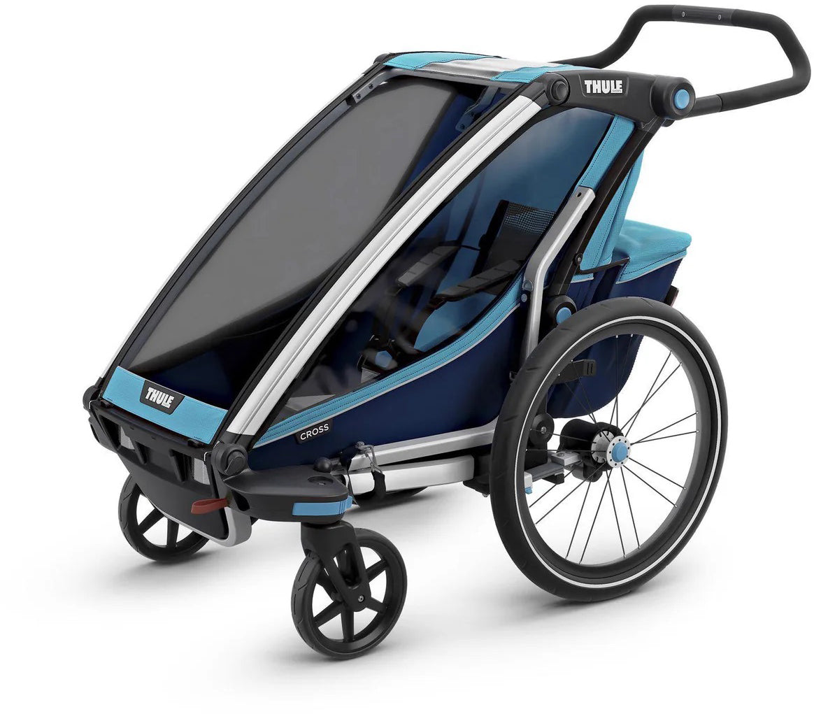 Thule Chariot Cross1 Multisport Trailer + Stroller - Blue