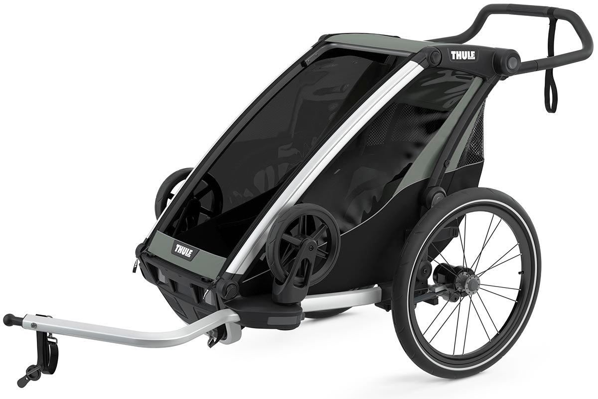 Thule Chariot Lite 1 Multisport Trailer + Stroller - Agave