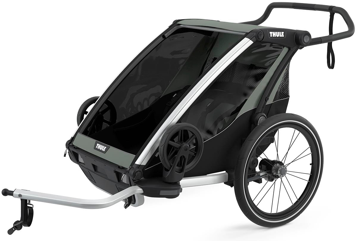 Thule Chariot Lite 2 Multisport Trailer + Stroller - Agave