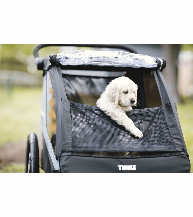 Thule Courier Bicycle Trailer + Pet Kit Bundle - Aegean Blue