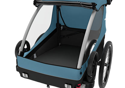 Thule Courier Bicycle Trailer + Stroller - Aegean Blue