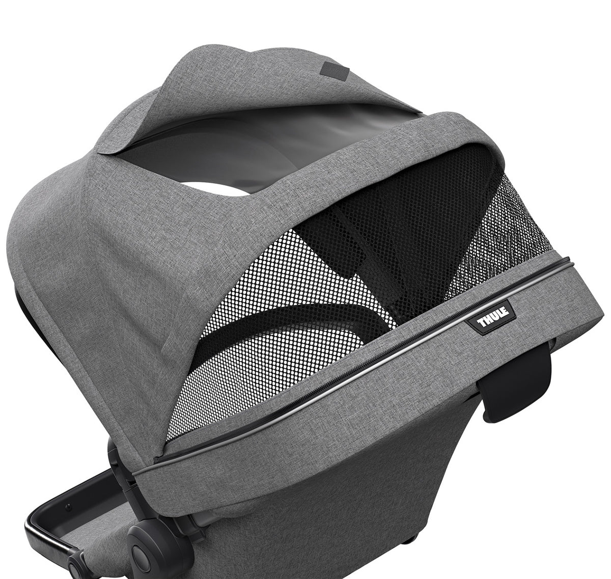 Thule Sleek Sibling Seat - Black / Grey Melange