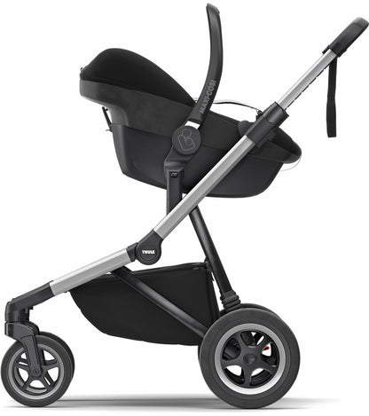 Thule Sleek Stroller + Accessory Set - Grey Melange