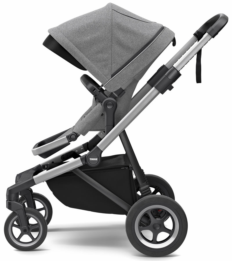 Thule Sleek Stroller + Accessory Set - Grey Melange