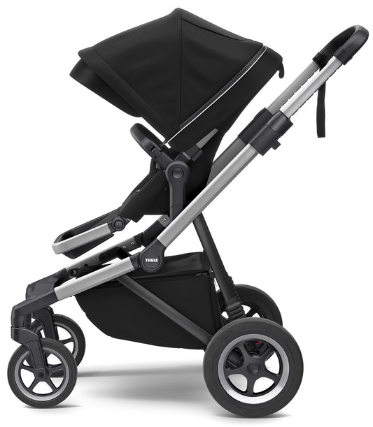 Thule Sleek Single-to-Double Stroller - Midnight Black