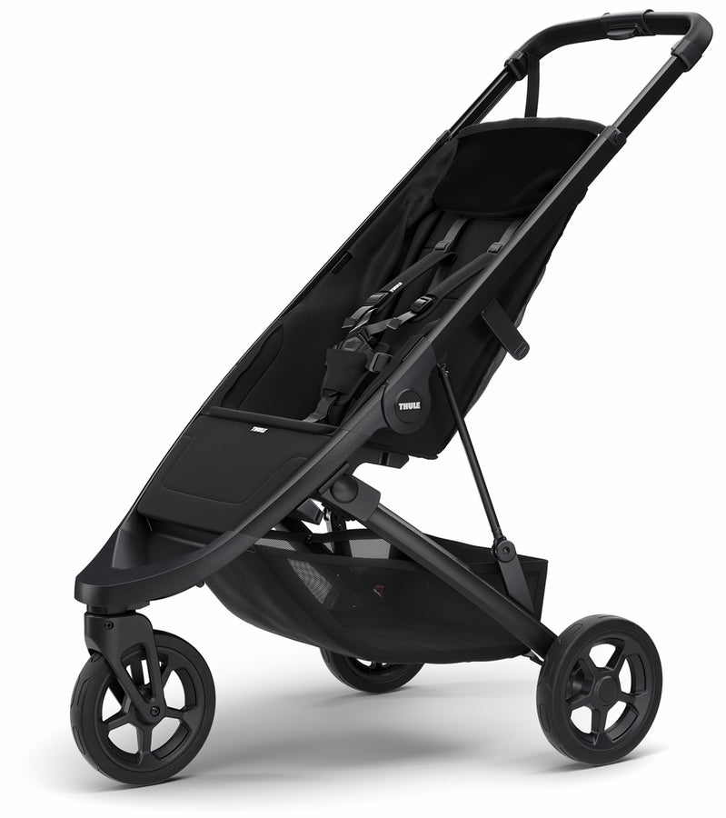 Thule Spring Stroller + Cup Holder Bundle - Shadow Grey