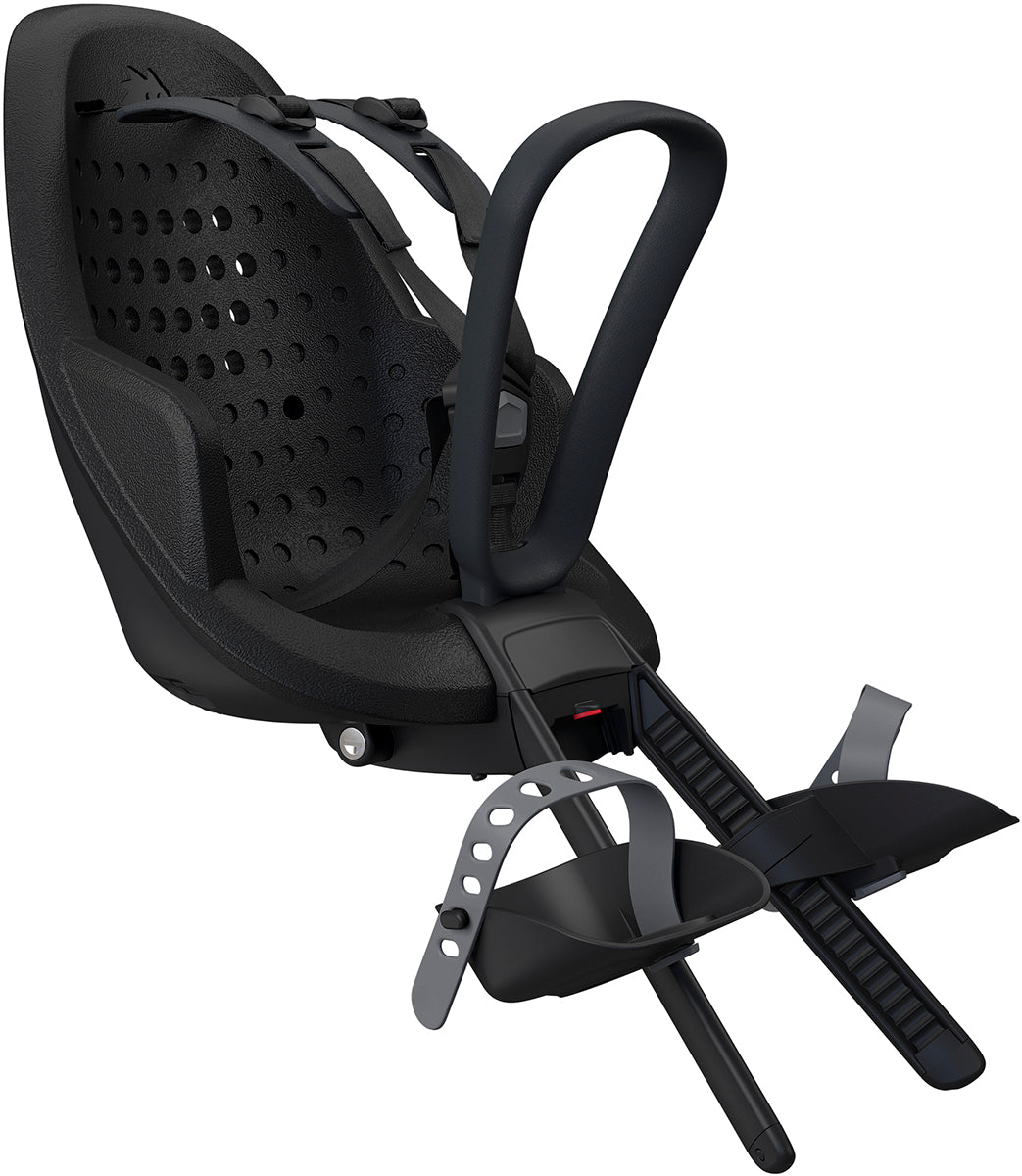 Thule Yepp Mini 2 Front Mounted Child Bike Seat - Midnight Black