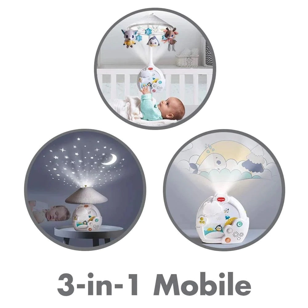 Tiny Love Magical Tales Magical Night Black & White 3-in-1 Projector Mobile