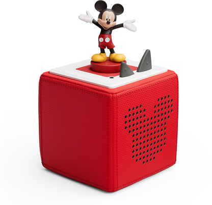 Tonies Toniebox Disney Mickey Mouse Starter Set - Red with Audio Character (3y+)