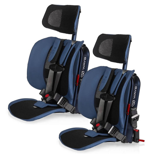 WAYB Pico Forward Facing Travel Car Seat - Midnight (2 Pack)