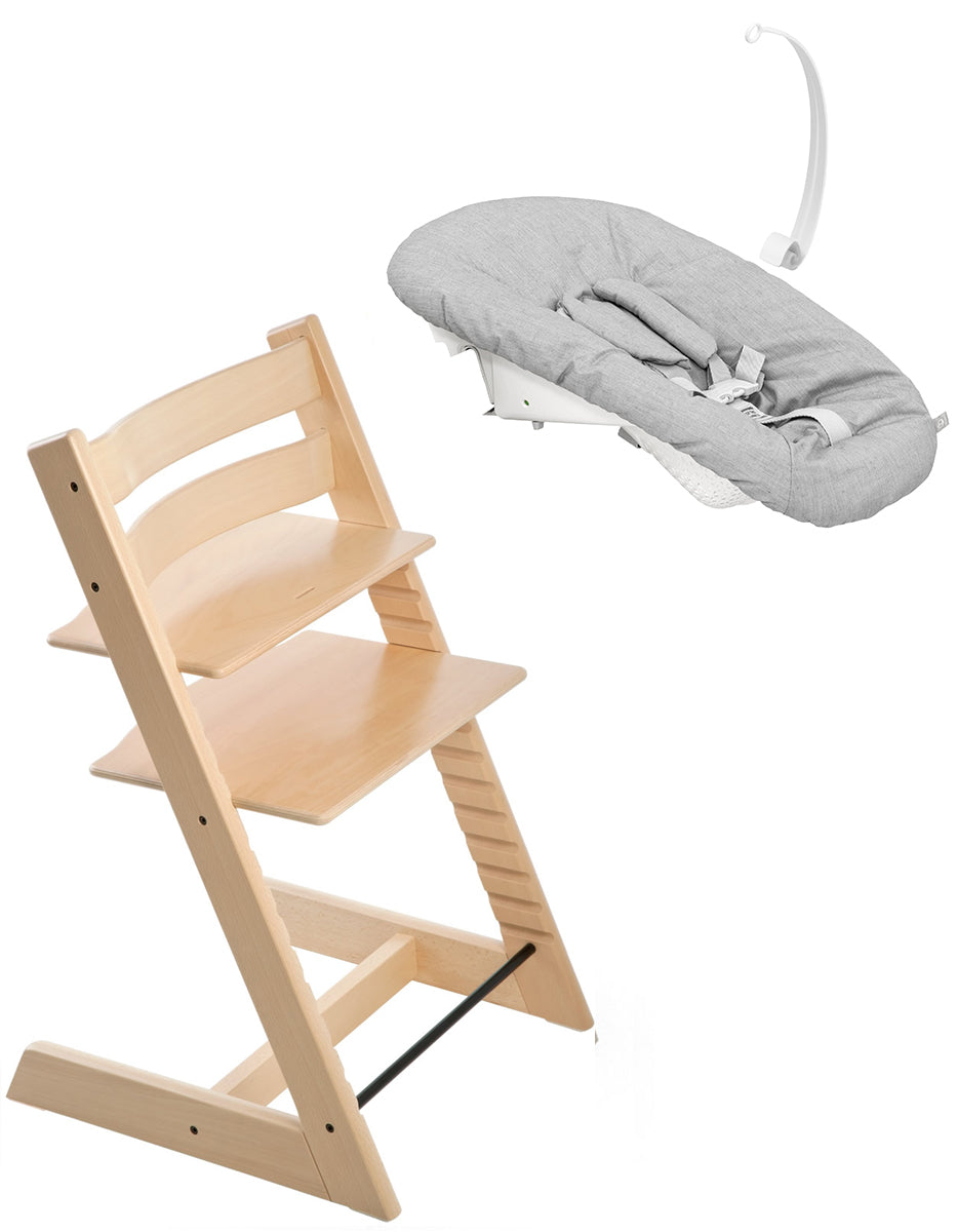 Tripp Trapp Chair + Newborn Set Bundle - Natural