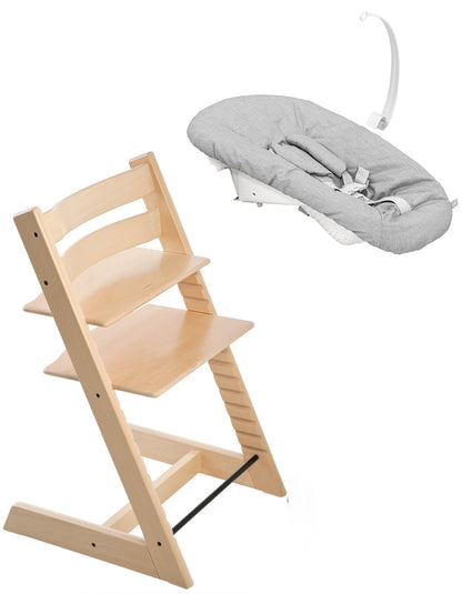 Tripp Trapp Chair + Newborn Set Bundle - Natural