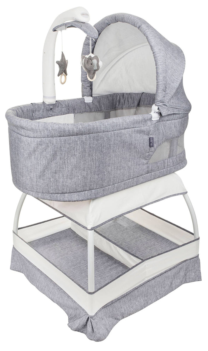 TruBliss Sweetli Nurture Bassinet - Grey Melange