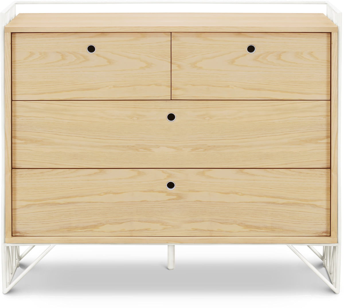 Ubabub Mod 4-Drawer Dresser - Warm White / Natural