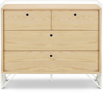 Ubabub Mod 4-Drawer Dresser - Warm White / Natural