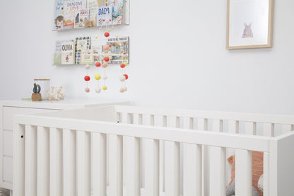 Ubabub Nifty Timber 3-In-1 Crib - Warm White Finish